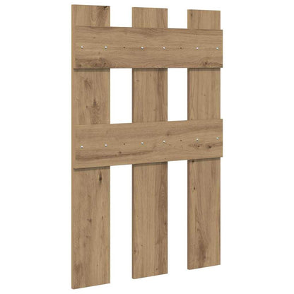 vidaXL Wall-Mounted Coat Rack Wall-Mounted Artisan Oak 65 x 3 x 100 cm