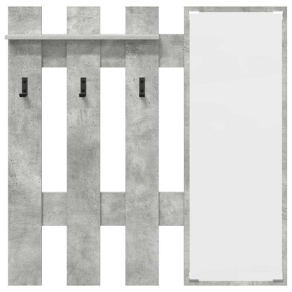 vidaXL Wall-Mounted Coat Rack Concrete Grey 100 x 10 x 100 cm