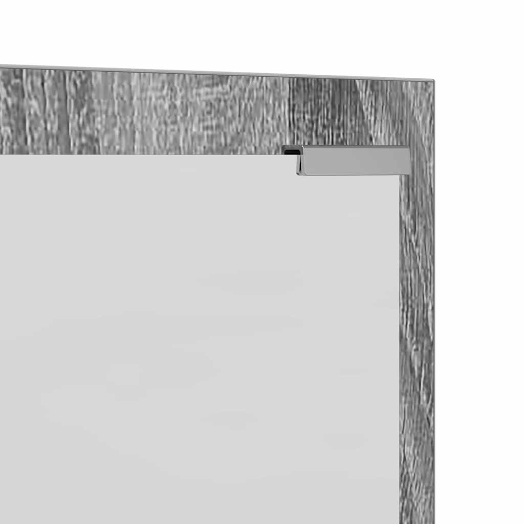 vidaXL Wall-Mounted Coat Rack Grey Sonoma 100 x 10 x 100 cm