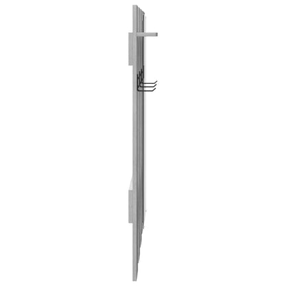 vidaXL Wall-Mounted Coat Rack Grey Sonoma 100 x 10 x 100 cm