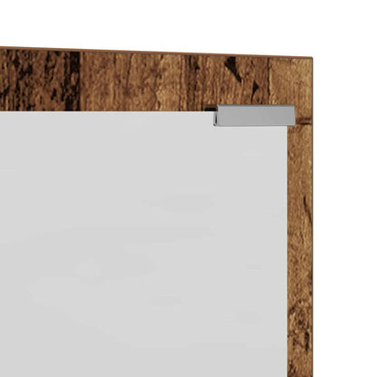 vidaXL Wall-Mounted Coat Rack Wall-mounted Old Wood 100 x 10 x 100 cm