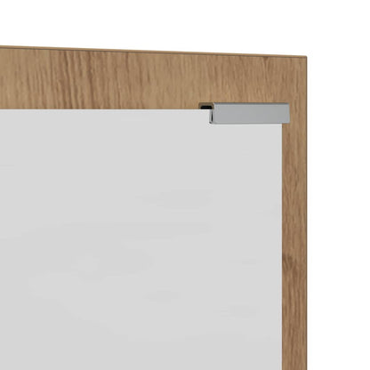 vidaXL Wall-Mounted Coat Rack Artisan Oak 100 x 10 x 100 cm