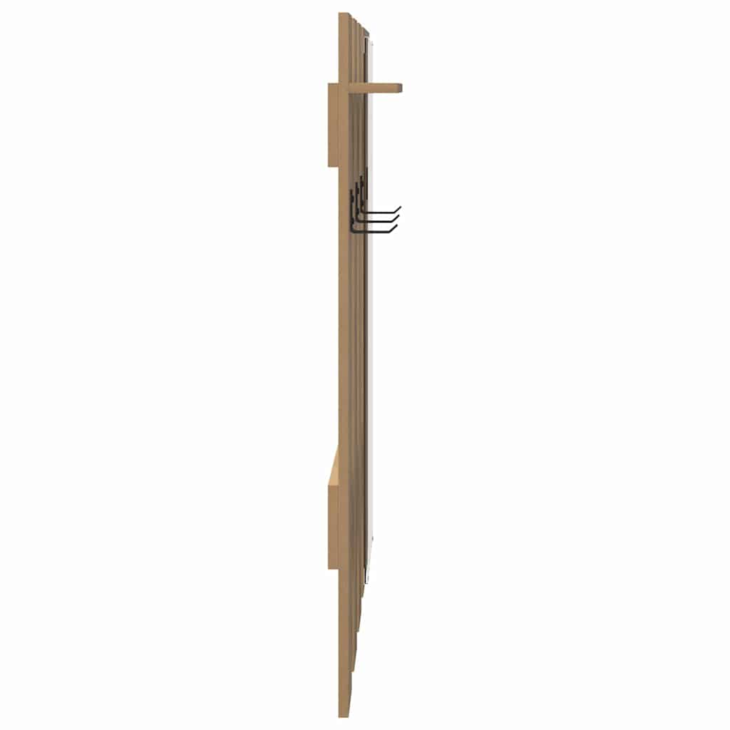 vidaXL Wall-Mounted Coat Rack Artisan Oak 100 x 10 x 100 cm