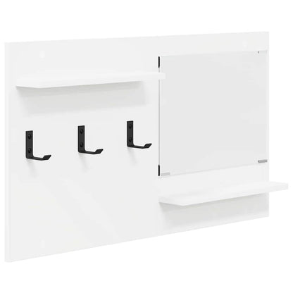 vidaXL Wall-Mounted Coat Rack White 90 x 10 x 50 cm Engineered wood