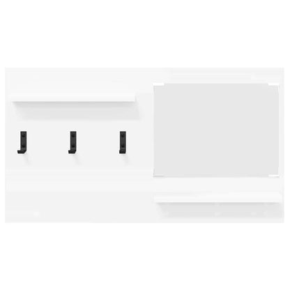 vidaXL Wall-Mounted Coat Rack White 90 x 10 x 50 cm Engineered wood