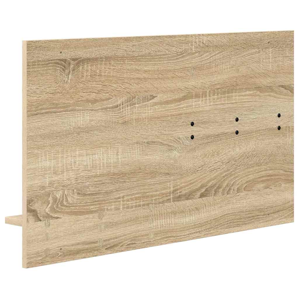 vidaXL Wall-Mounted Coat Rack with Shelf Sonoma Oak 90 x 10 x 50 cm
