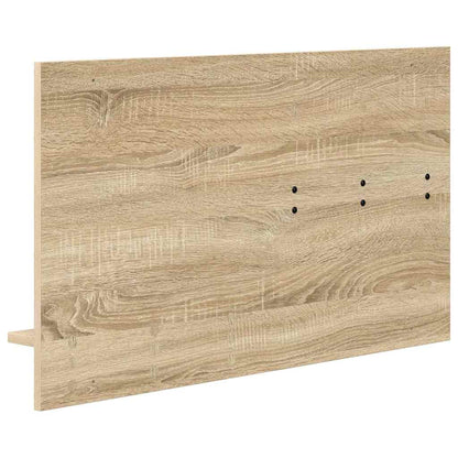 vidaXL Wall-Mounted Coat Rack with Shelf Sonoma Oak 90 x 10 x 50 cm