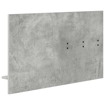 vidaXL Wall-Mounted Coat Rack with Shelf Concrete Grey 90 x 10 x 50 cm