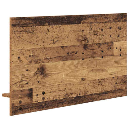 vidaXL Wall-Mounted Coat Rack Old Wood 90 x 10 x 50 cm Engineered wood