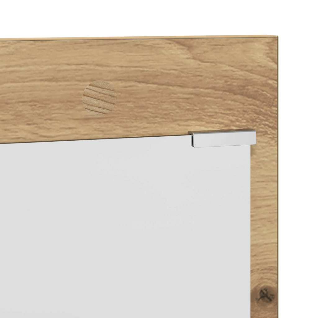 vidaXL Wall-Mounted Coat Rack with Shelf Artisan Oak 90 x 10 x 50 cm