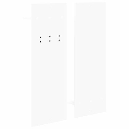 vidaXL Wall-Mounted Coat Rack White 70 x 10 x 90 cm Engineered wood