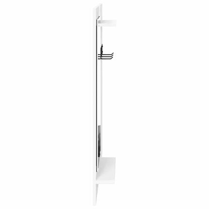 vidaXL Wall-Mounted Coat Rack White 70 x 10 x 90 cm Engineered wood