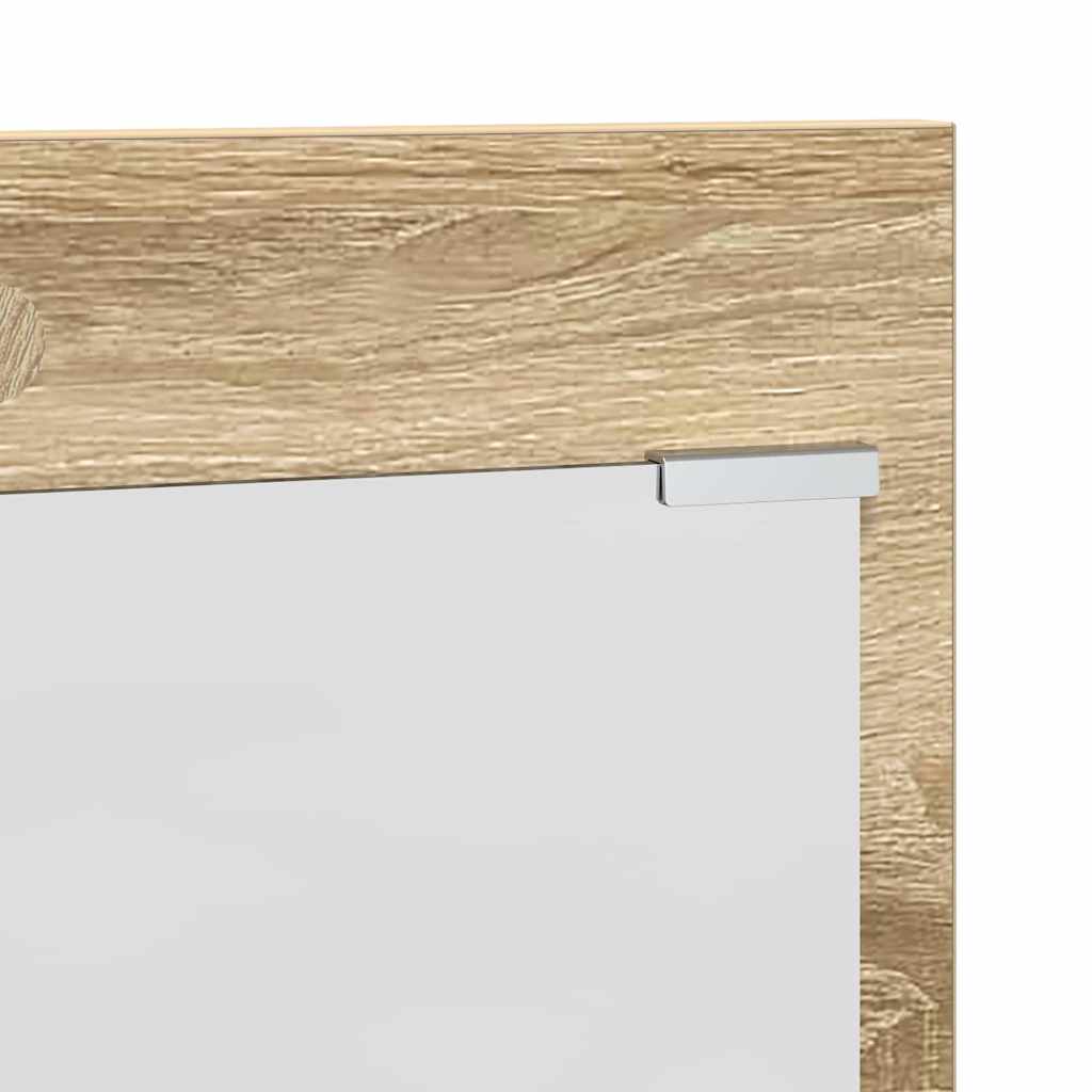 vidaXL Wall-Mounted Coat Rack with Shelf Sonoma Oak 70 x 10 x 90 cm