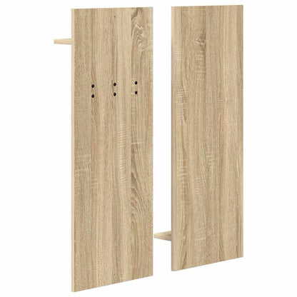 vidaXL Wall-Mounted Coat Rack with Shelf Sonoma Oak 70 x 10 x 90 cm