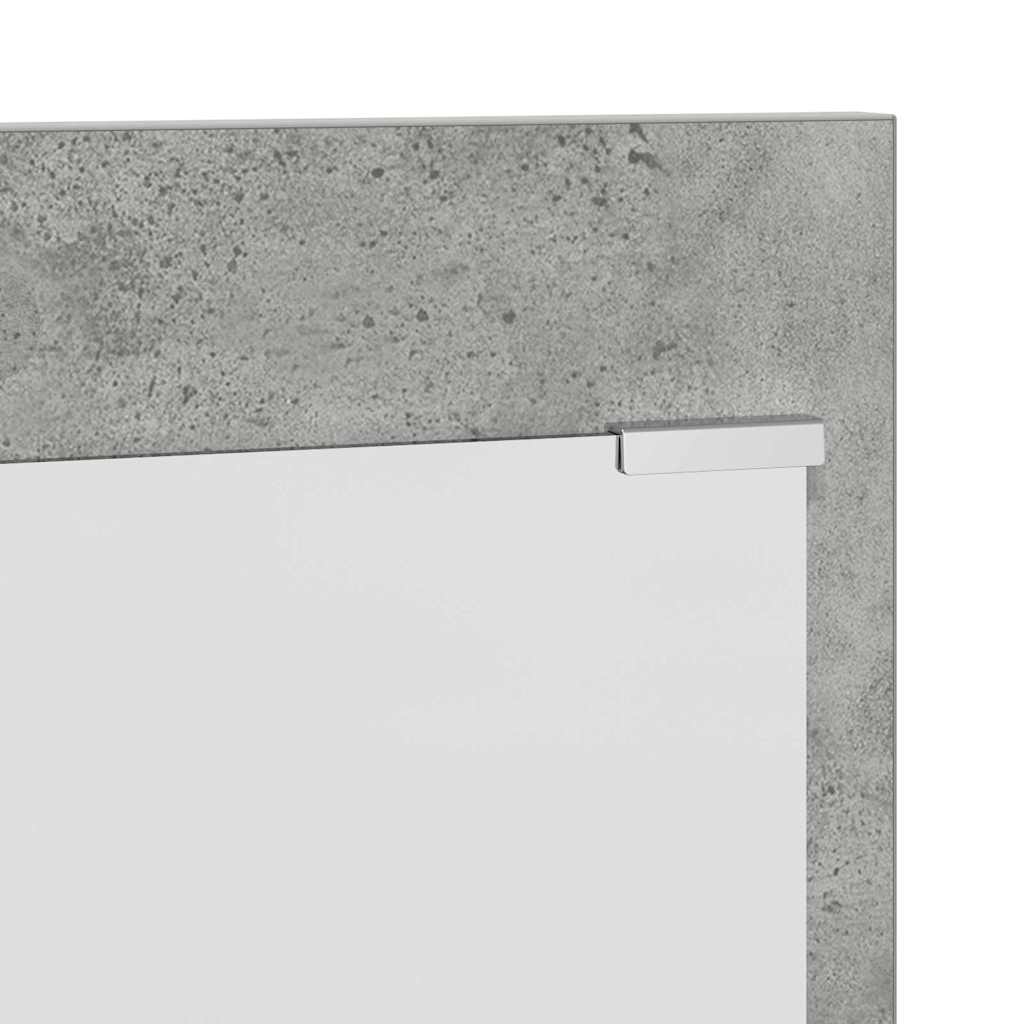vidaXL Wall-Mounted Coat Rack Wall-Mounted Concrete Grey