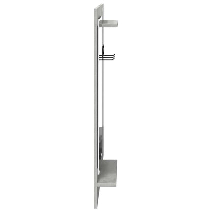 vidaXL Wall-Mounted Coat Rack Wall-Mounted Concrete Grey