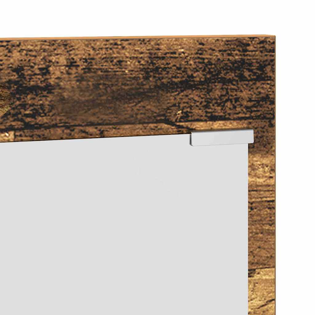vidaXL Wall-Mounted Coat Rack Old Wood 70 x 10 x 90 cm Engineered wood