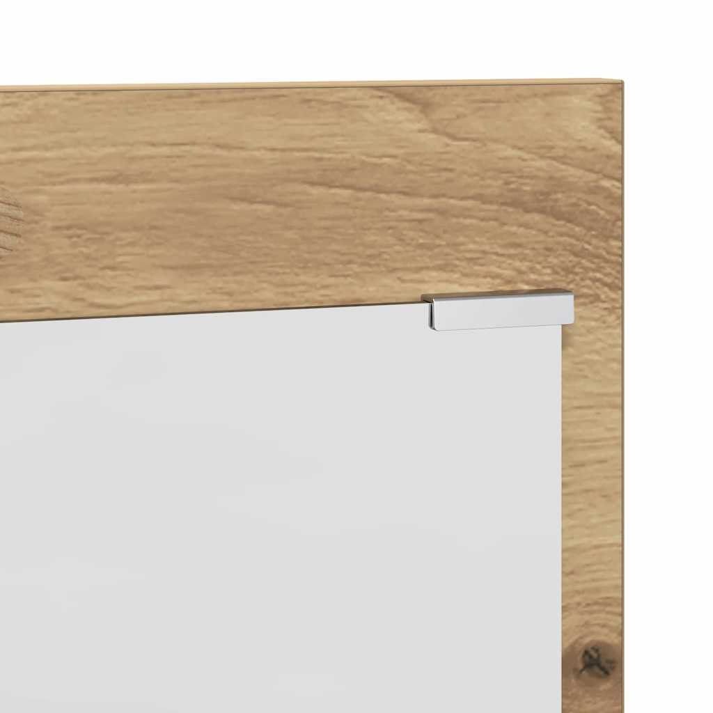 vidaXL Wall-Mounted Coat Rack with Shelf Artisan Oak 70 x 10 x 90 cm