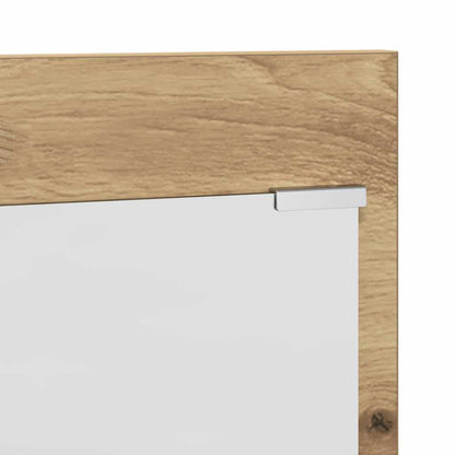 vidaXL Wall-Mounted Coat Rack with Shelf Artisan Oak 70 x 10 x 90 cm
