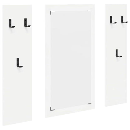 vidaXL Wall-Mounted Coat Rack White 96 x 1.5 x 90 cm Engineered wood