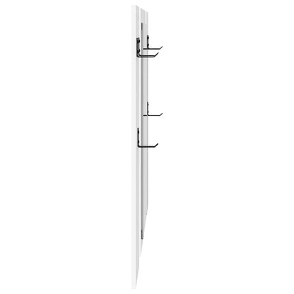 vidaXL Wall-Mounted Coat Rack White 96 x 1.5 x 90 cm Engineered wood