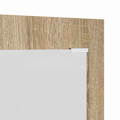 vidaXL Wall-Mounted Coat Rack Wall-mounted Sonoma Oak 96 x 1.5 x 90 cm