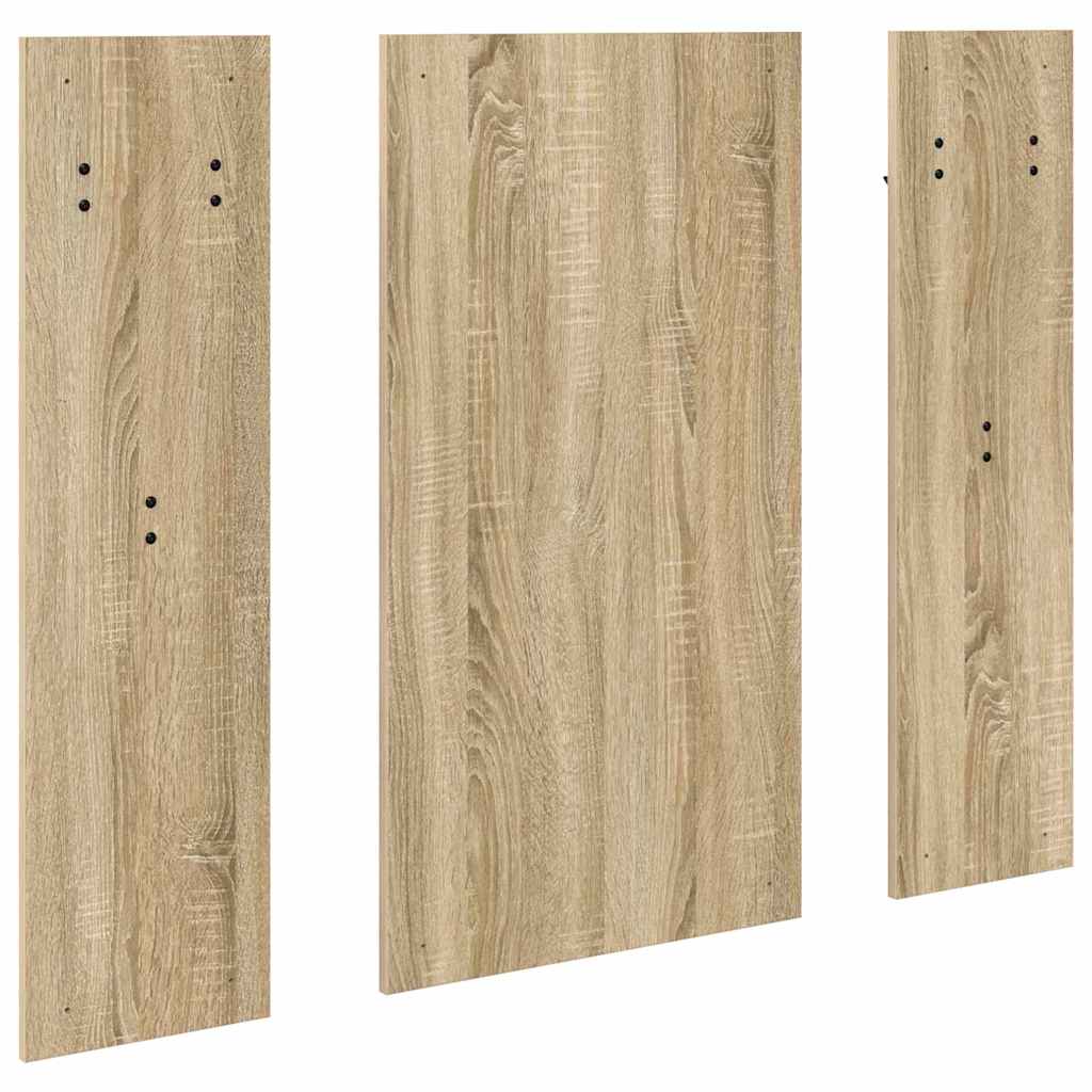 vidaXL Wall-Mounted Coat Rack Wall-mounted Sonoma Oak 96 x 1.5 x 90 cm