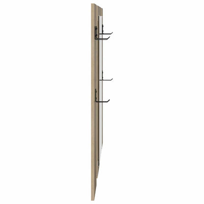 vidaXL Wall-Mounted Coat Rack Wall-mounted Sonoma Oak 96 x 1.5 x 90 cm
