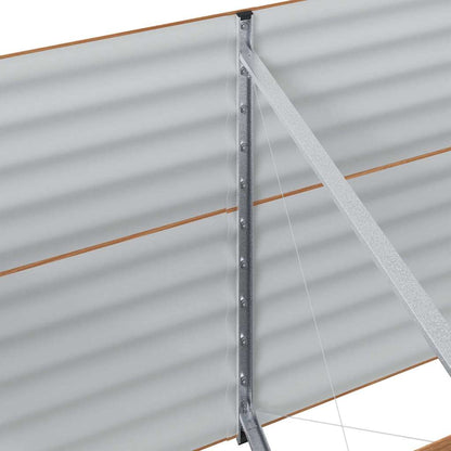 vidaXL Raised Bed Brown 320 x 80 x 81 cm Steel