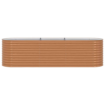 vidaXL Raised Bed Brown 320 x 80 x 81 cm Steel