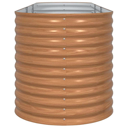 vidaXL Raised Bed Brown 320 x 80 x 81 cm Steel