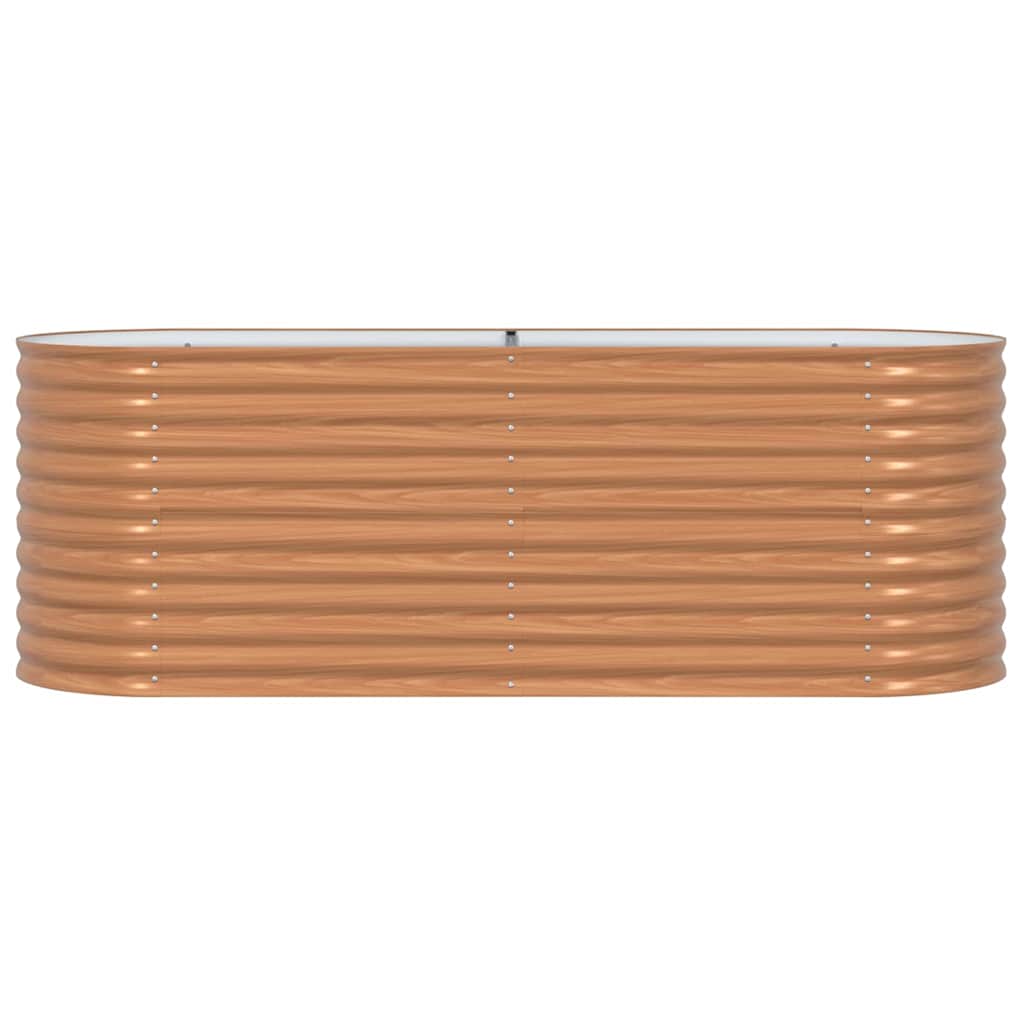 vidaXL Raised Bed Brown 240 x 80 x 81 cm Steel