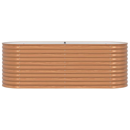 vidaXL Raised Bed Brown 240 x 80 x 81 cm Steel