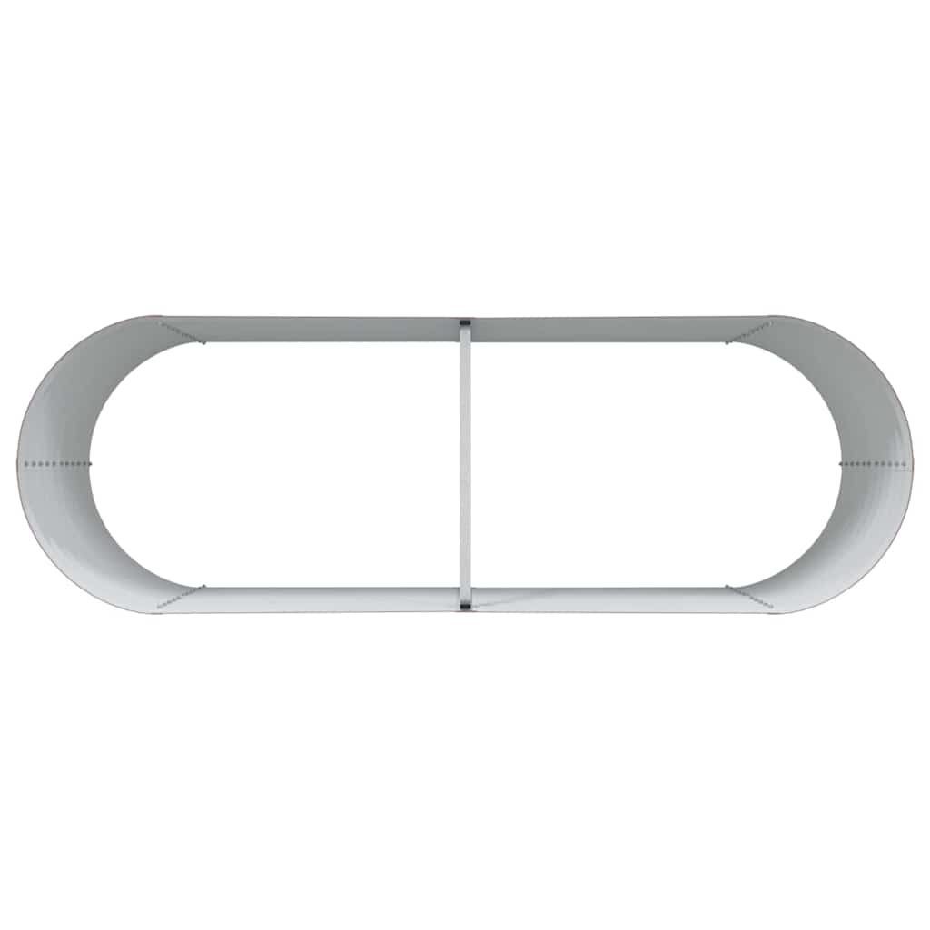 vidaXL Raised Bed Brown 240 x 80 x 81 cm Steel