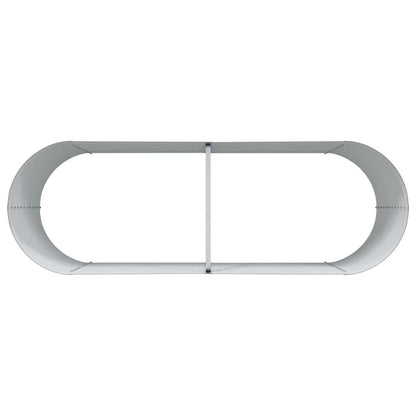 vidaXL Raised Bed Brown 240 x 80 x 81 cm Steel