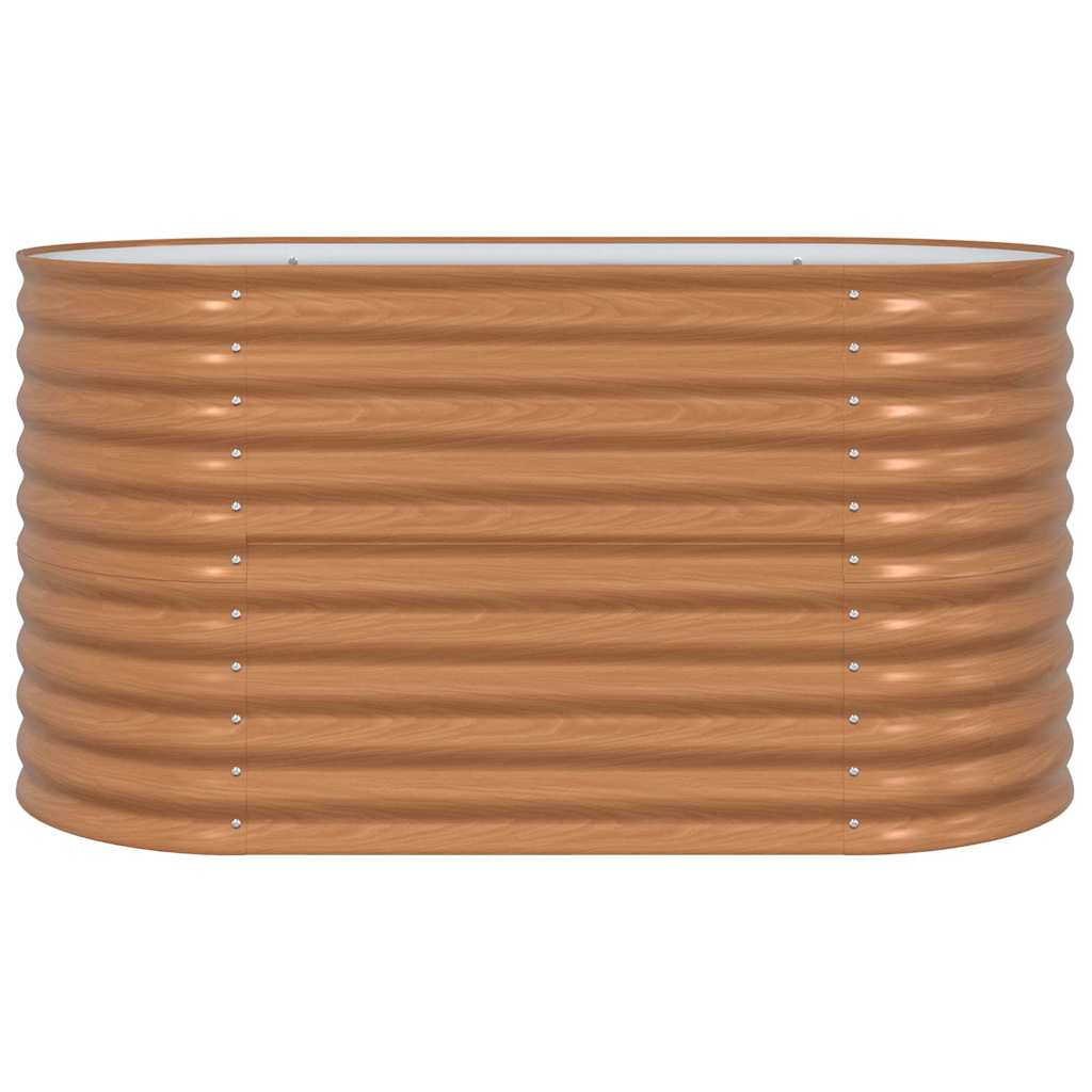 vidaXL Raised Bed Brown 160 x 80 x 81 cm Steel