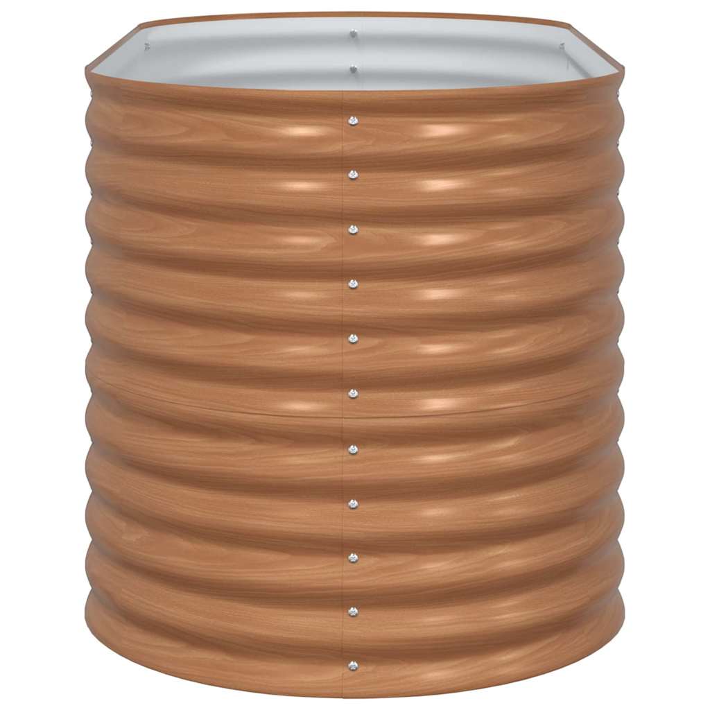 vidaXL Raised Bed Brown 160 x 80 x 81 cm Steel