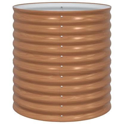 vidaXL Raised Bed Brown 80 x 80 x 81 cm Steel