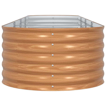 vidaXL Raised Bed Brown 400 x 80 x 44 cm Steel