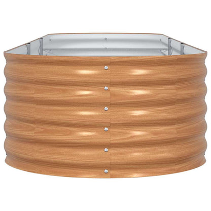 vidaXL Raised Bed Brown 320 x 80 x 44 cm Steel