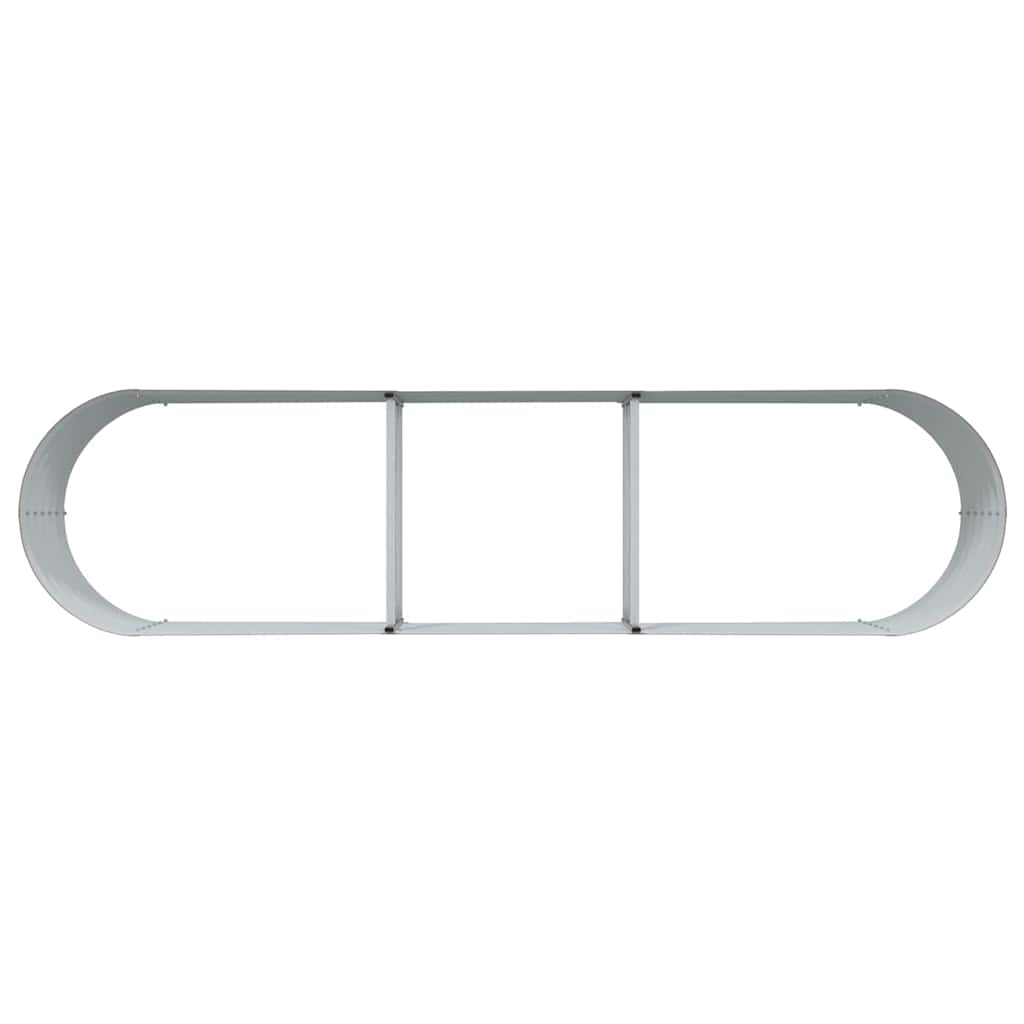 vidaXL Raised Bed Brown 320 x 80 x 44 cm Steel