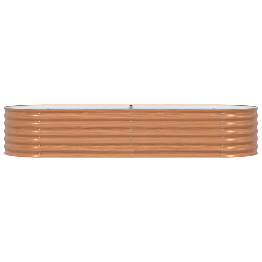 vidaXL Raised Bed Brown 240 x 80 x 44 cm Steel
