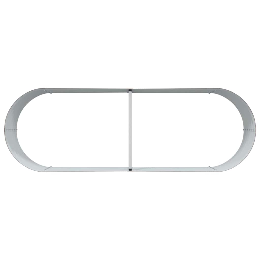 vidaXL Raised Bed Brown 240 x 80 x 44 cm Steel