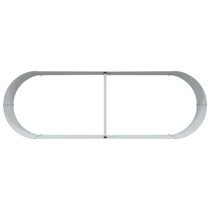 vidaXL Raised Bed Brown 240 x 80 x 44 cm Steel