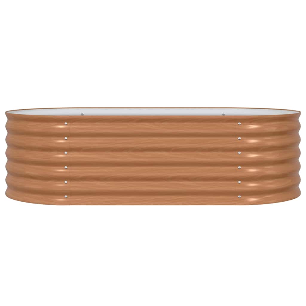 vidaXL Raised Bed Brown 160 x 80 x 44 cm Steel