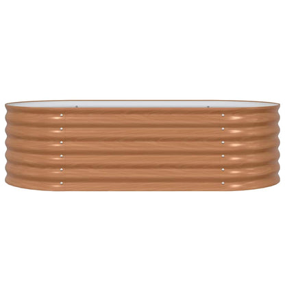 vidaXL Raised Bed Brown 160 x 80 x 44 cm Steel