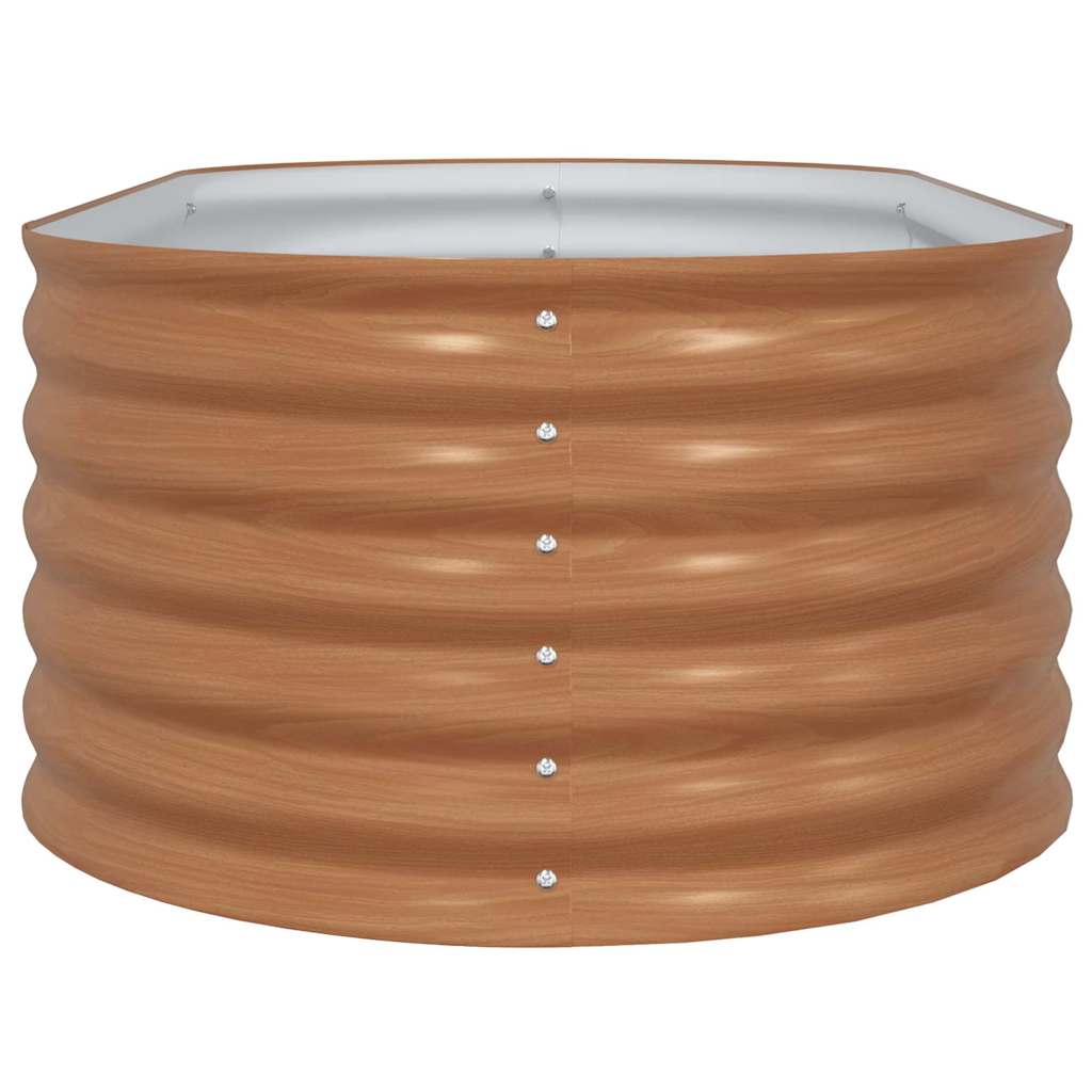 vidaXL Raised Bed Brown 160 x 80 x 44 cm Steel