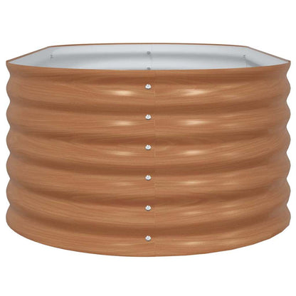 vidaXL Raised Bed Brown 160 x 80 x 44 cm Steel
