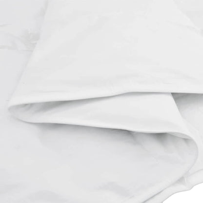 vidaXL Summer Duvet with Pillow 2 pcs White Down Feather