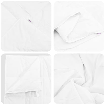 vidaXL Winter Duvet with Pillow 2 pcs White Down Feather